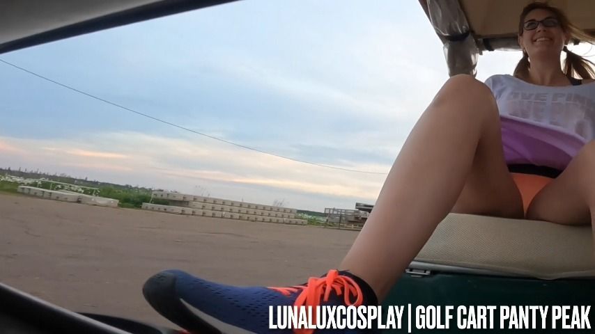 Golf Cart Upskirt