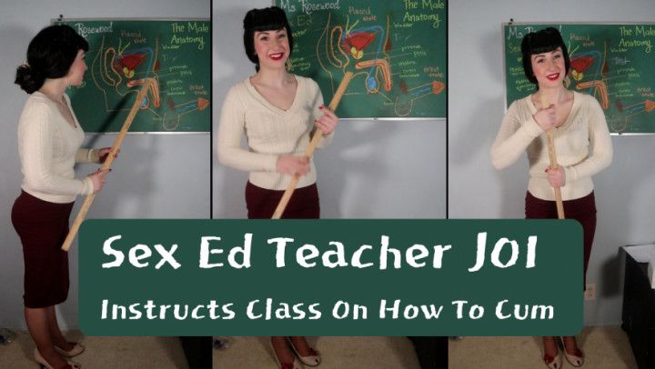 Sex Ed Teacher Instructs You To Cum JOI