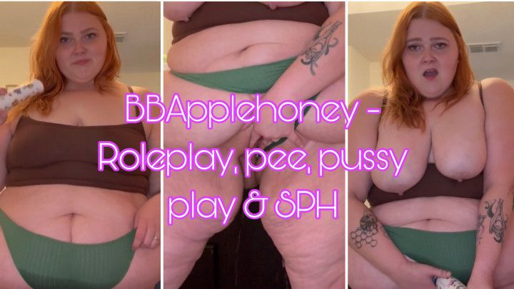BBW role play peeing on you for laughing at me and SPH