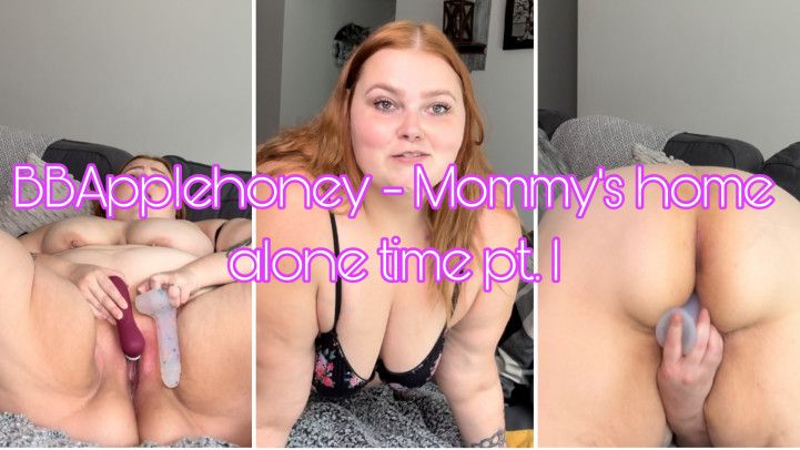 BBW milf gets day home alone to cum and squirt PT 1