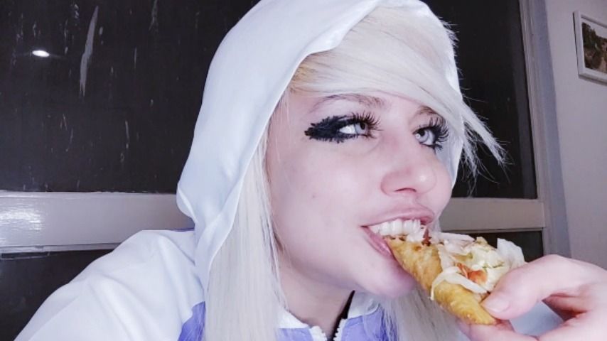 Mexican + American Food ASMR + Ahegao