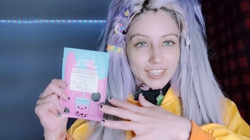 Kawaii Bubble Tea Mask Cleansing