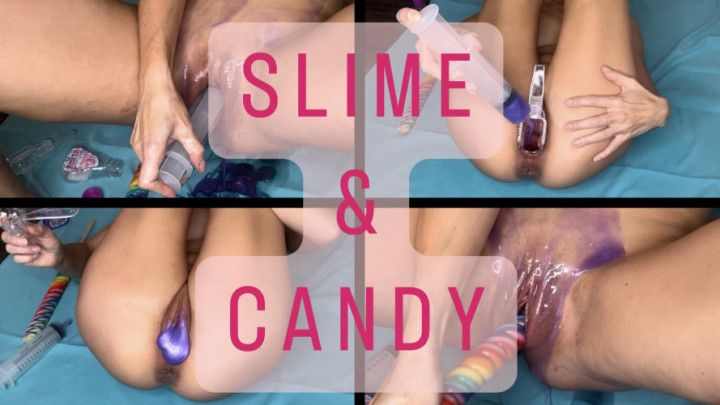 MESSY SLIME AND SWEET CANDY DRILL