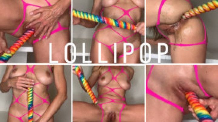 BIG LOLLIPOP Makes My Pussy Sweet&amp;Dirty