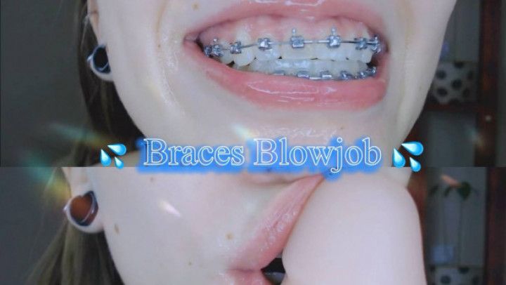 Braces Sloppy Blowjob