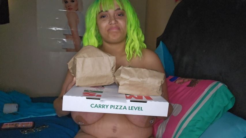 Topless Pizza Mukbang