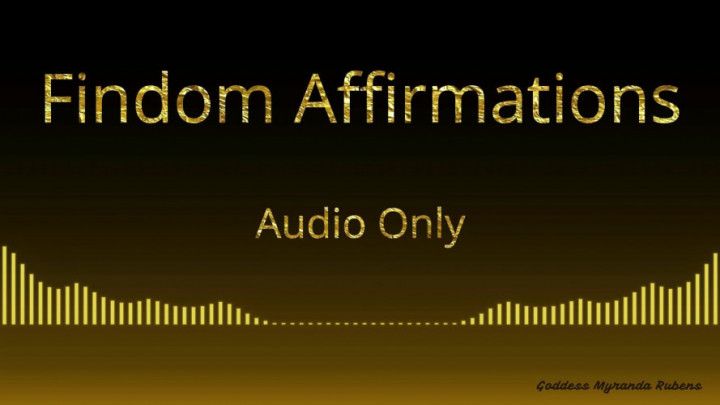 Findom Affirmations - Audio Only