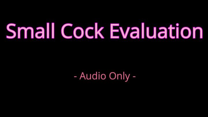 Small cock evaluation Audio Only