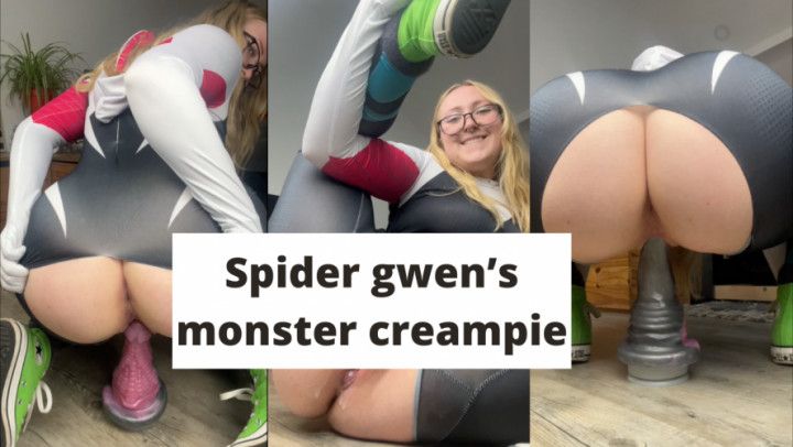 Spider Gwen's monster creampie