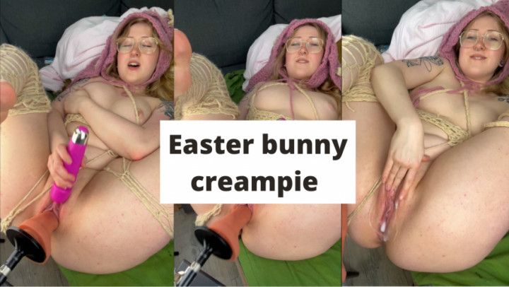 Easter bunny creampie