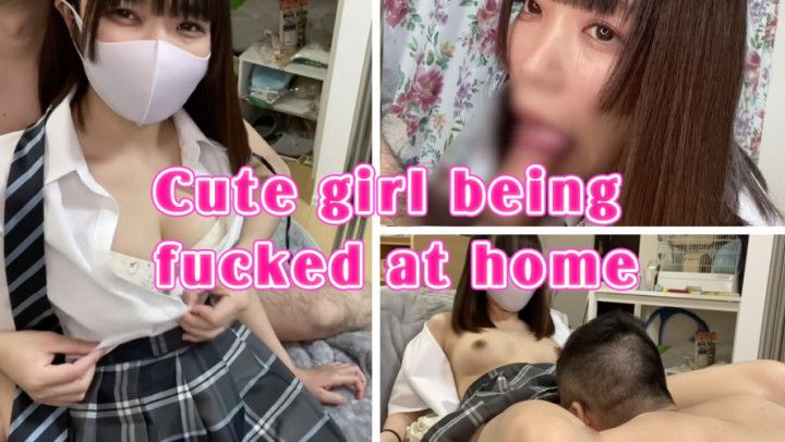 High school girl fucked BF at home