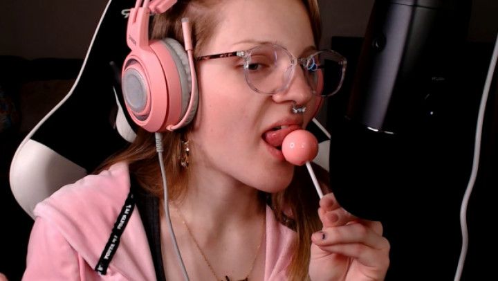 ASMR LOLLIPOP SUCKING *MOUTH SOUNDS