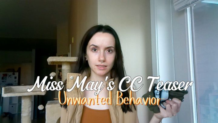 Unwanted Behavior