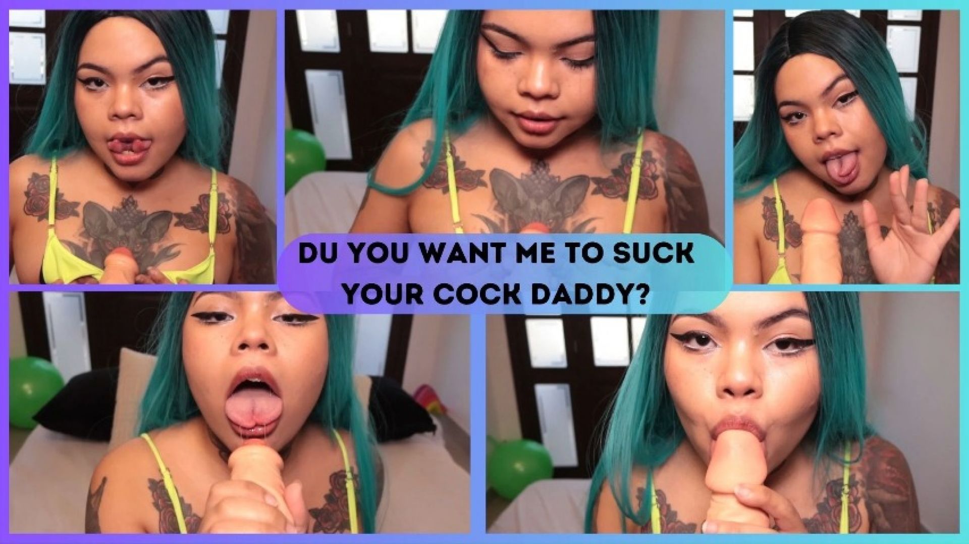 du you want me to suck your cock daddy