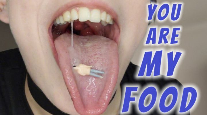 Tiny giantess' snack: vore fantasy