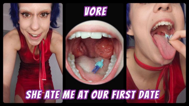 Date with a giantess gone wrong: vore fantasy