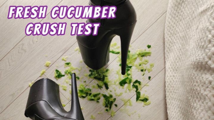 Fresh cucumber crush