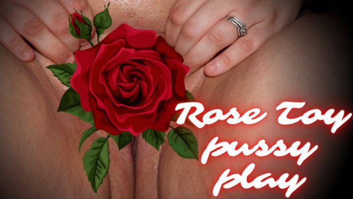 Rose Bud Vibrator Pussy Play