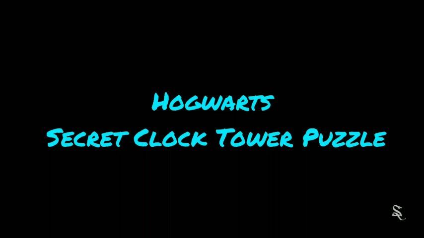 Hogwarts Legacy Secret ClockTower Puzzle