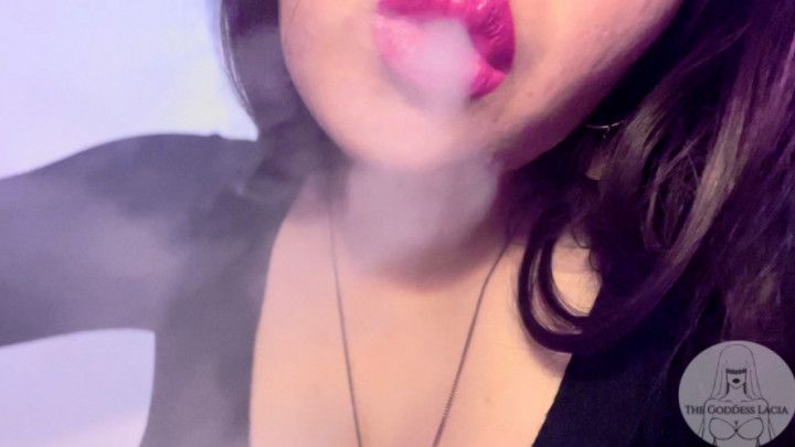 Findom Goddess Vapes &amp; Blows on your Face