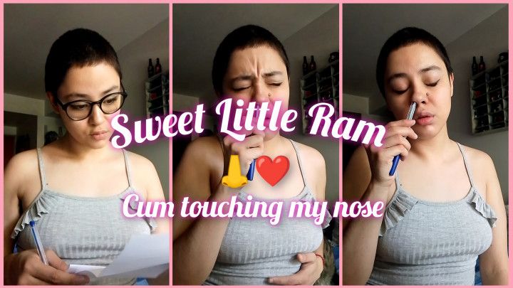 Cum touching my nose