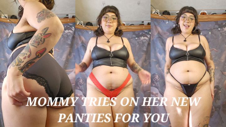 Mommy Tries On New Panties For You BBW Latina Milf