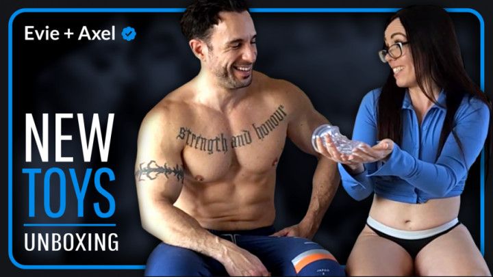 Unboxing Sex Toys with Evie and Axel