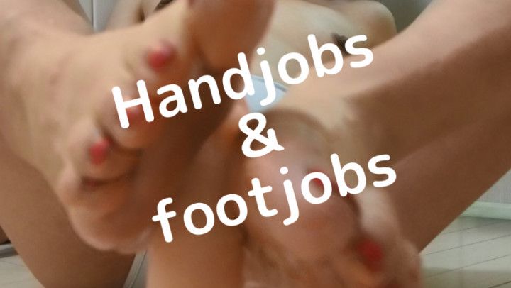 Handjobs and footjobs