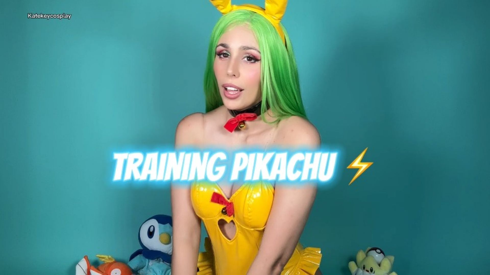 PIKACHU SOLO VIDEO MASTURBATION DILDO PLAYING ROLEPLAY