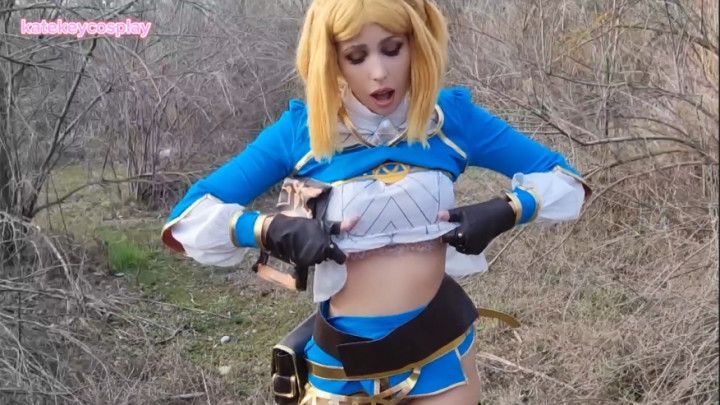 ZELDA cosplay WILD adventure! Blowjob Dildo Sex simulation