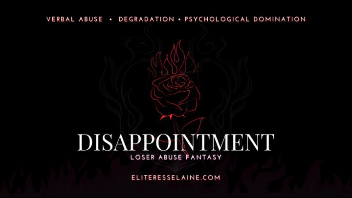 Disappointment - Extreme Mindfuck Audio Psychological