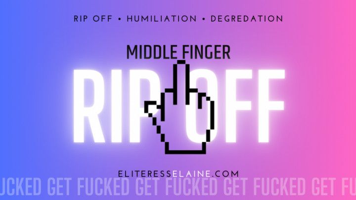 Middle Finger Rip Off