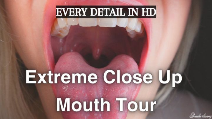 EXTREME Close Up Mouth Tour HD