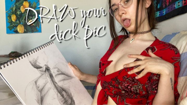 i draw your dick pic and cum