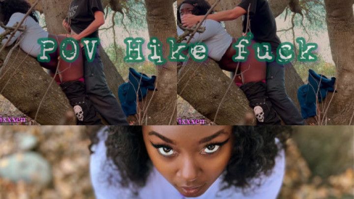 Ebony Voyeur Gets Fucked On Hike