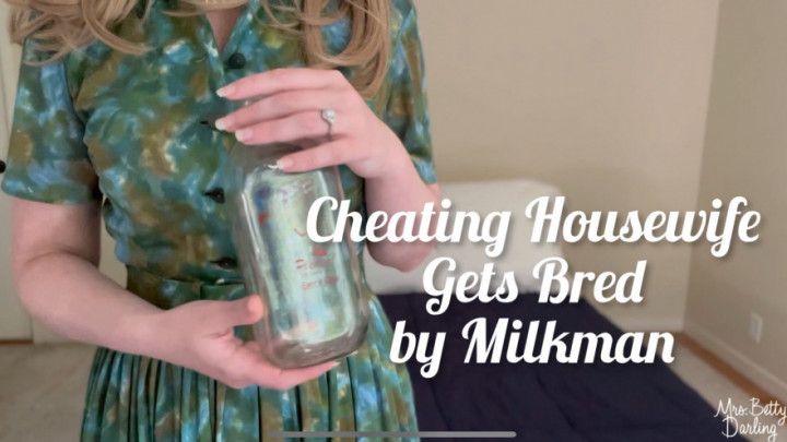 Cheating Housewife Gets Bred By Milkman