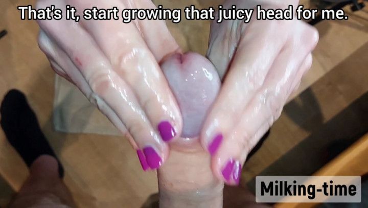 How To Grow A Plump Juicy Cockhead, Massage From 2 Positions