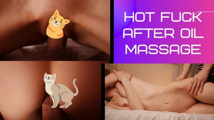 Hot sex after oil massage