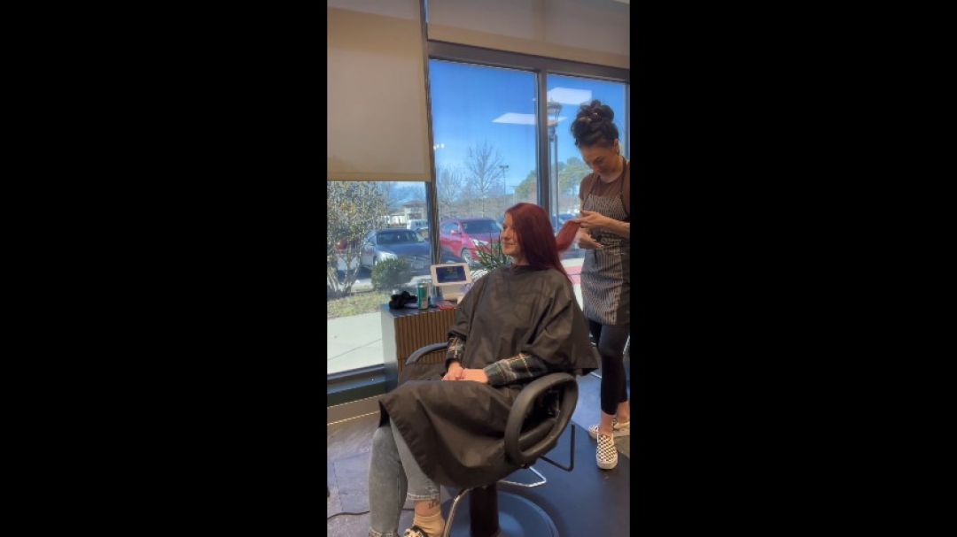 Redhead Fresh Hairstyle Salon Cut Part 1