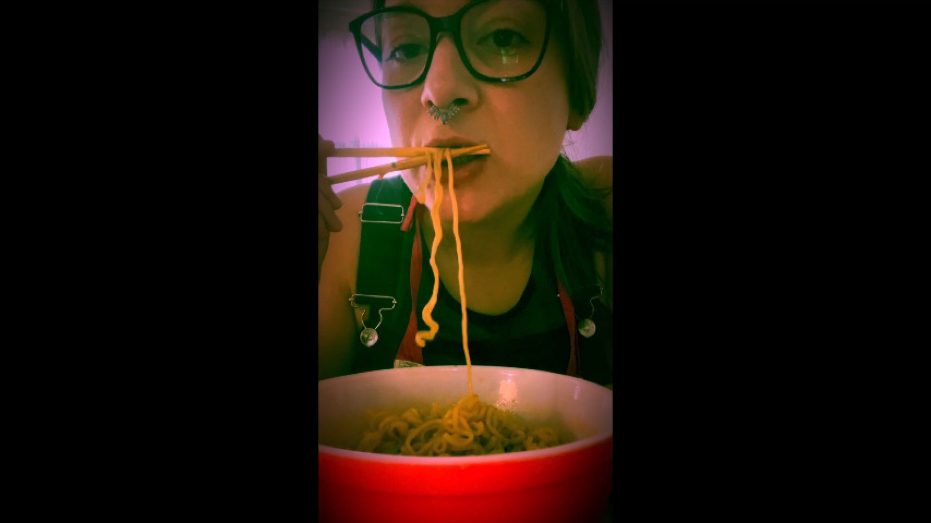 Eat Ramen at Home with Me First MukBang