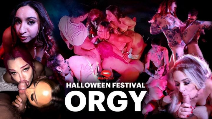 15 PERSON ORGY HALLOWEEN EVENT GOES WILD