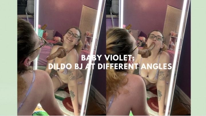 Dildo BJ at Different Angles