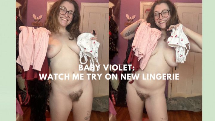 Watch Me Try on New Lingerie