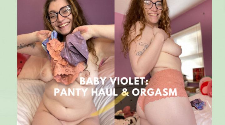 Panty Haul and Orgasm