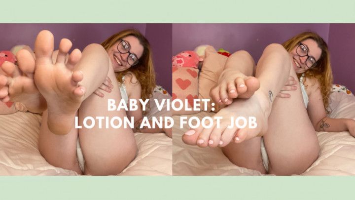 Lotion and Foot Job