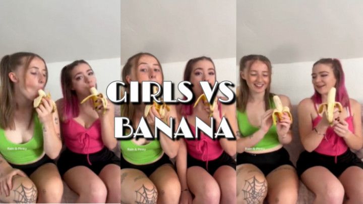 Girls Deepthroat Bananas