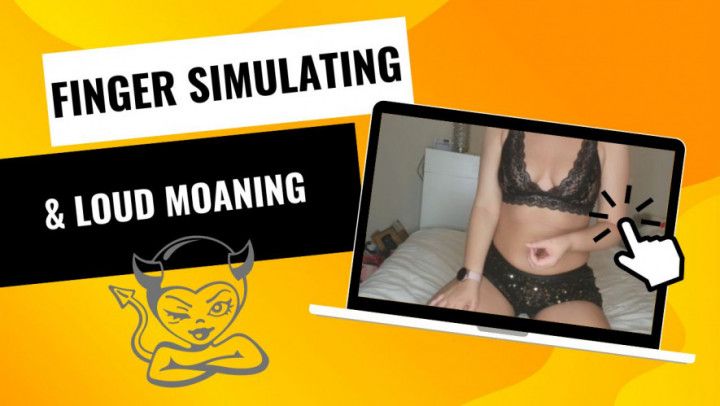 Simulated Finger Sex Moaning