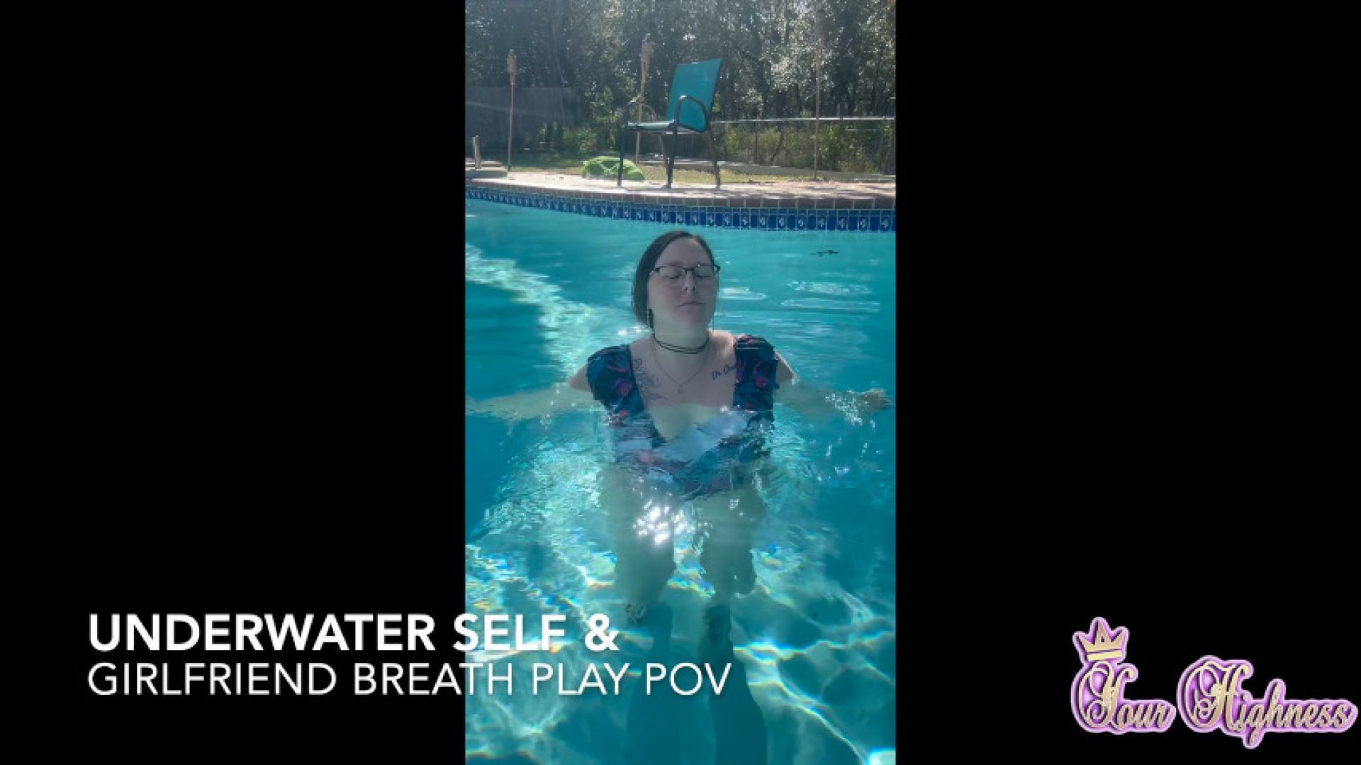 Underwater Self and Girlfriend Breath Play POV