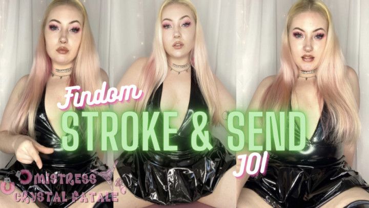 FINDOM STROKE AND SEND JOI