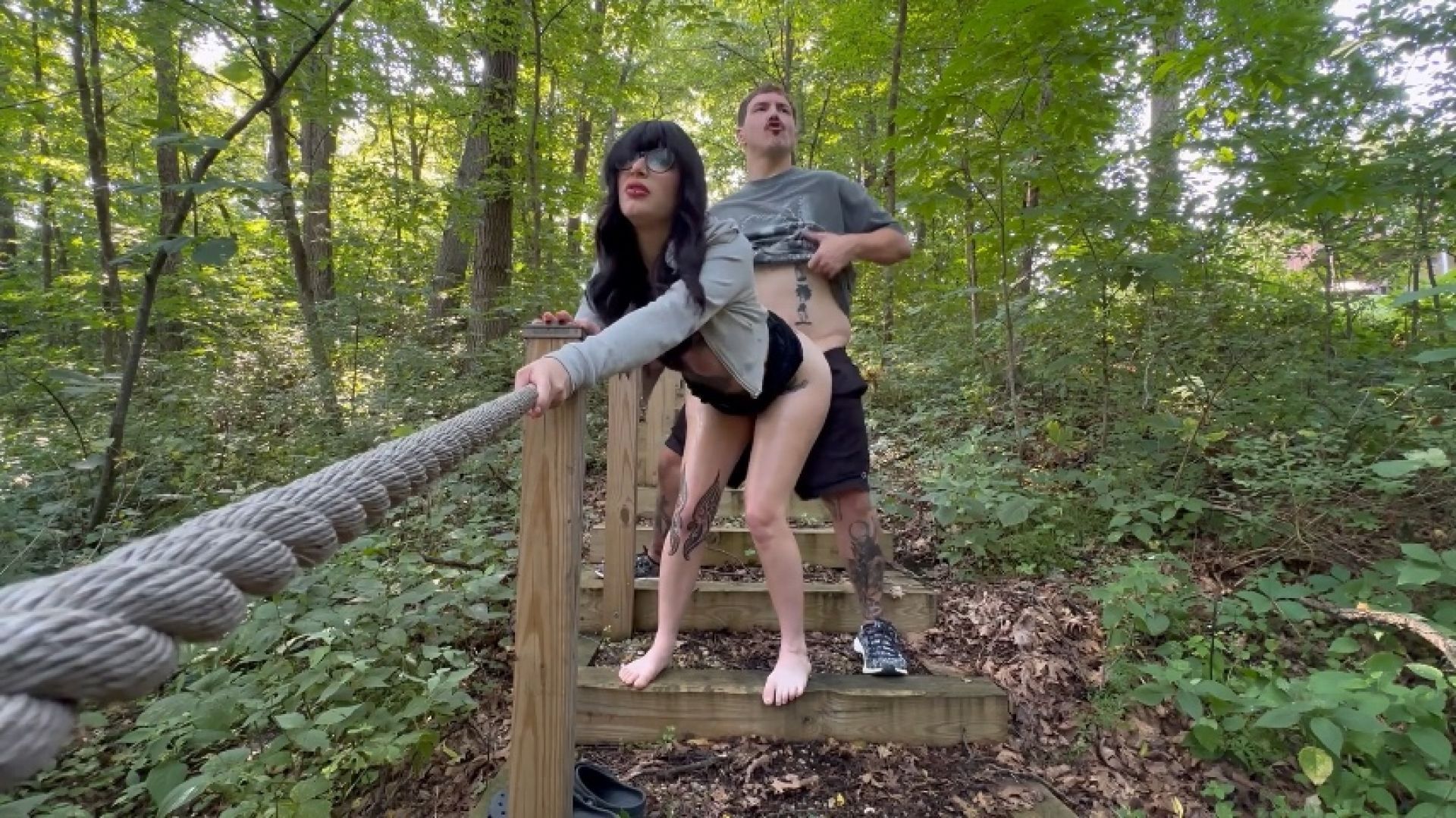 Fucking A Slut In The Woods w/ Trippi Rose